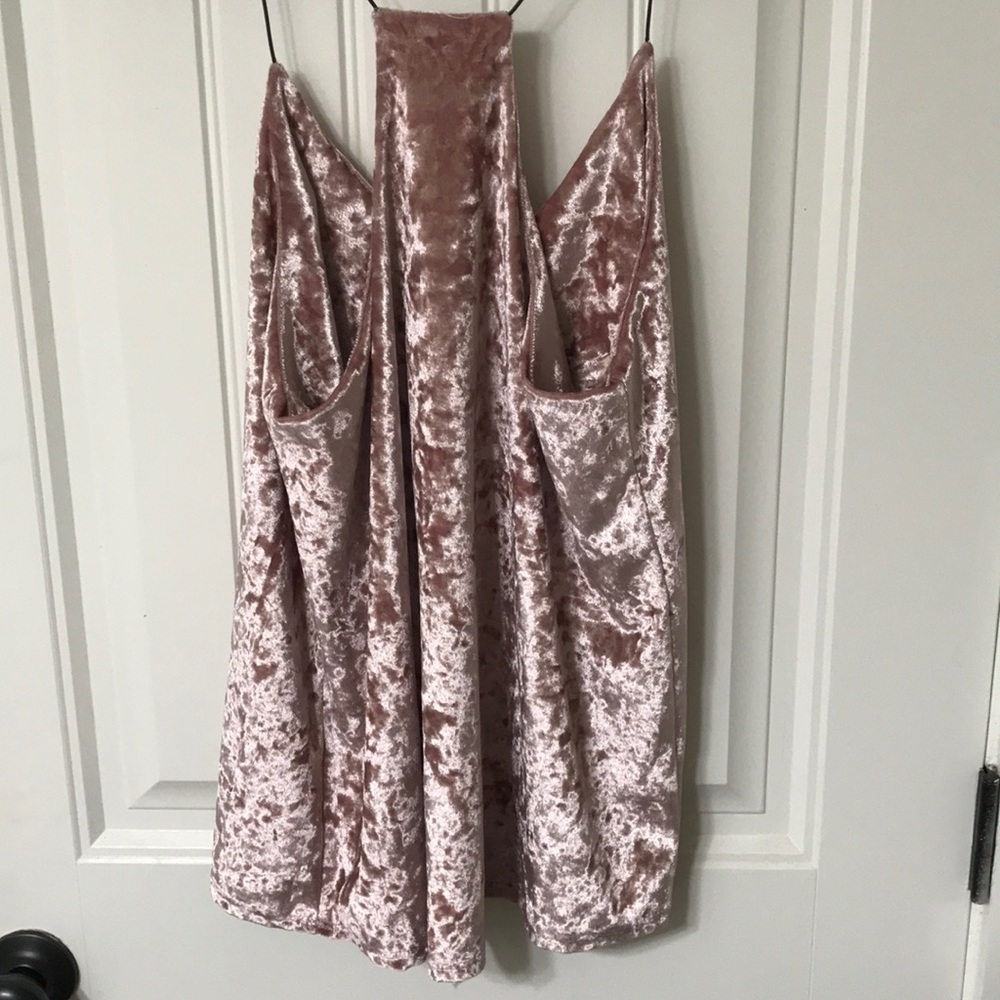 Mod Ref Pink Velvet Tanktop - Picture 2 of 3